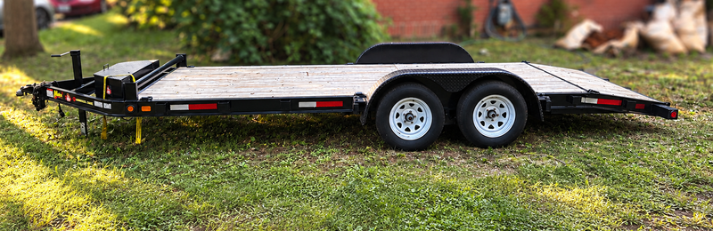 2021 Miska Deluxe car hauler trailer